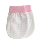 Adeimoo Baby Boy Girl No Scratch Silk Cotton Mittens Mesh Breathable Drawstring Gloves for Newborn Toddler Infants 8 Pack (Eyelet Mitten) - Image 6